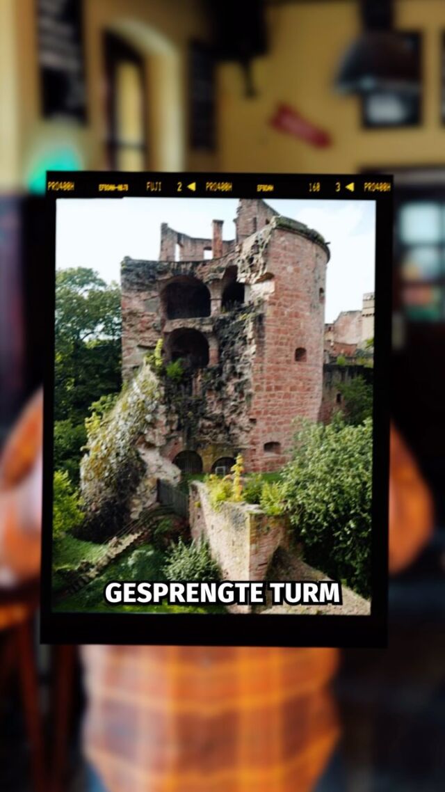 Spannend, oder? 😲 DAS ist also der Hintergrund vom Zustand des Heidelberger Schlosses!

#heidelberg #niceguides #tourguide #travelguide #sightseeing #altstadt #heidelbergerschloss #schloss #zerstörung