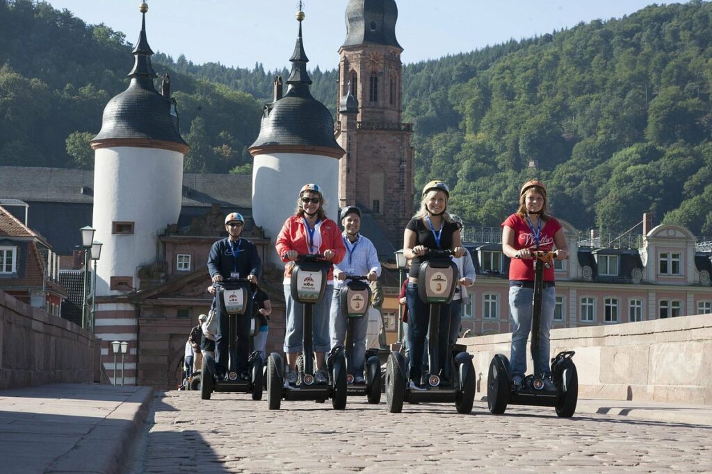 Segway-Tour in Heidelberg.